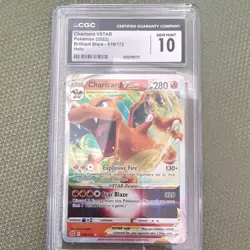 Pokemon TCG Charizard VSTAR Crown Zenith Holo Ultra Rare - Image 1