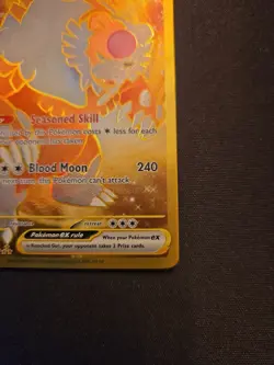 Pokemon TCG Bloodmoon Ursaluna EX Twilight Masquerade Hyper Rare 222/167 - Image 4