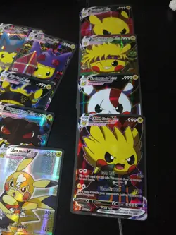 Pokemon Pikachu Cosplay Full Art Custom Cards - Lot Of 30 - Tokens Gifts Fan Art - Image 5