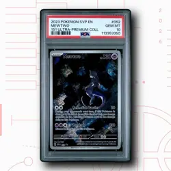 PSA 10 Mewtwo Scarlet & Violet Promo #52 151 UPC Pokemon SERIAL NUMBER REPETITIO - Image 1