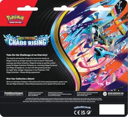 Pokemon TCG: Mega Evolutions Chaos Rising - Triple Blister Pack - New & Sealed - Image 2
