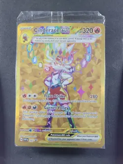 SEALED Cinderace ex 163 Black Star Promo Hyper Rare Pokemon TCG - Image 1