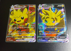 Pikachu Goku Dragon Ball Z/ Cute Cosplay Doujin Holo Demo Promo Cards Collectors - Image 1