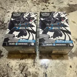 Pokemon TCG Scarlet & Violet Black Bolt Factory Sealed Booster Bundle Box x2 New - Image 1