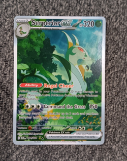 Pokemon Serperior ex 164/086 SV: Black Bolt Holo SIR English 320 HP - Image 1