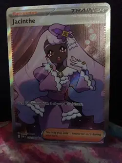 Pokemon TCG Jacinthe 110/088 Full Art Ultra Rare Holo Perfect ORDER - Image 1