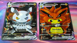 Pikachu Naruto Cosplay Kurama, Rikudo Sennin Cute Doujin Token Cards Collectors - Image 1