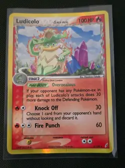 Pokemon TCG Ludicolo (Delta Species) 6/100 Holo Rare Crystal Guardians - Image 1