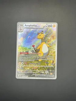 090/086 Ampharos Pokemon TCG Chaos Rising Illustration Rare Near Mint - Image 1