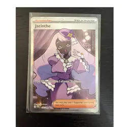 Pokemon TCG Jacinthe Trainer Supporter POR Rare Regular 110/088 EN Perfect Order - Image 1