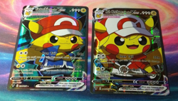 Pikachu Ash KETCHUM + Satoshi Cute Pokemon Trainer Cosplay Doujin Card - Image 1