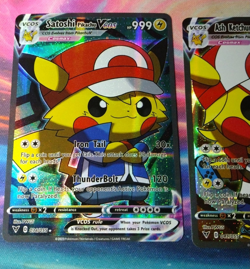 Pikachu Ash KETCHUM + Satoshi Cute Pokemon Trainer Cosplay Doujin Card - Image 2