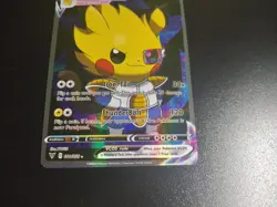 Vegeta Pikachu Full Art Pokemon Custom Card Dragon Ball Z Fanart Card Collectors - Image 5