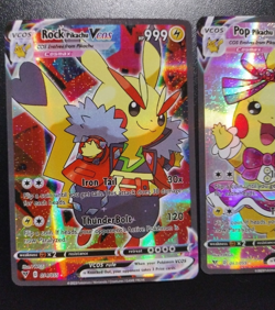 Pikachu Pop & Rock Pokemon Card VMAX ACG V Star Holo Cosplay Token SP - Image 2