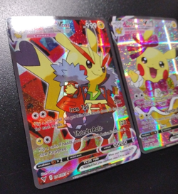 Pikachu Pop & Rock Pokemon Card VMAX ACG V Star Holo Cosplay Token SP - Image 4