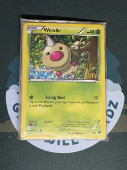 Pokemon TCG Weedle 001/012 McDonald's 2014 Holo Sealed - Image 1