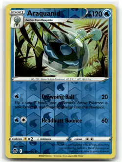 Araquanid 048/195 Uncommon Silver Tempest Pokemon Reverse Holo NM/M - Image 1