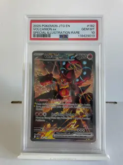 Volcanion ex 182/159 - GEM MINT PSA 10 - Journey Together - SIR - Pokemon - Image 1