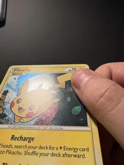 Pokemon Card Pikachu HGSS03 HGSS Promos Holo English 08💎LP💎 - Image 2