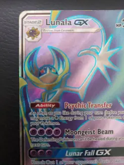 Pokemon Card Lunala GX 141/149 Holo Full Art Ultra Rare, Sun & Moon - Image 3