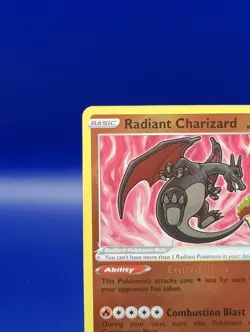Radiant Charizard 011/078 Pokemon GO Ultra Rare Holo Set Shiny Pokemon Card TCG - Image 4