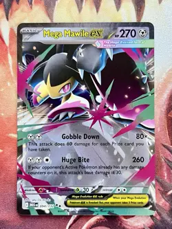 2025 Pokemon Mega Evolution Mega Mawile ex #094 Near Mint Card IN-HAND - Image 1