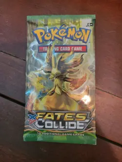 Pokemon TCG Fates Collide Trading Cards - One Pack of 10 Cards, Factory Sealed - Image 1