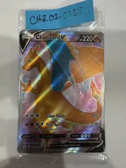 2020 SWSH: Sword & Shield Promo Cards #SWSH050 Charizard V SEALED - Image 1