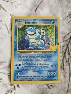 Blastoise 2/102 Pokemon Celebrations Classic Collection Holo Card - Image 1