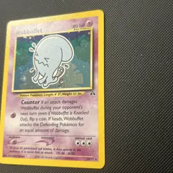 Wobbuffet Neo Discovery 16/75 Unlimited Edition Holo Card LP - Image 3