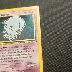 Wobbuffet Neo Discovery 16/75 Unlimited Edition Holo Card LP - Image 5