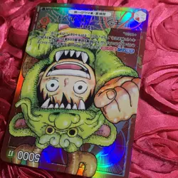 MONKEY D. LUFFY ONE PIECE DRAGON LEADER Goddess Anime Girl Holo Card - Image 3