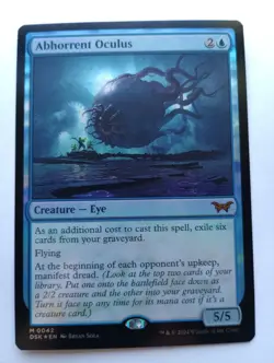 MTG - 1x Abhorrent Oculus- Duskmourn - Foil - LP - Image 1