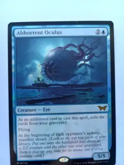 MTG - 1x Abhorrent Oculus- Duskmourn - Foil - LP - Image 2