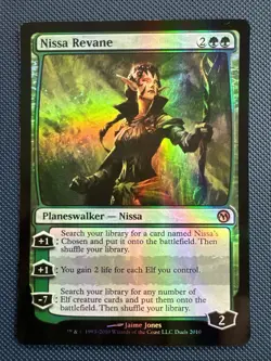 MTG Nissa Revane - Media Promos (MEDIA) NM Foil - Image 1