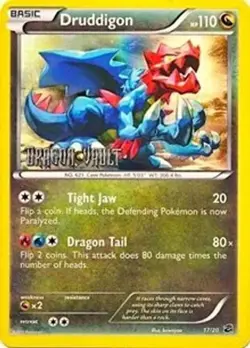 Druddigon - 17/20 (Dragon Vault, #017/020) - Holof Blister Exclusives MP Pokemon - Image 1