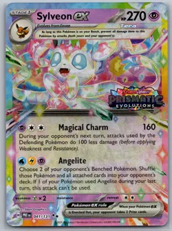 Sylveon EX 041/131 - Prismatic Evolutions Stamped Promo - NM - Pokemon TCG - Image 1