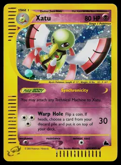 Pokemon Card - Xatu Skyridge H32/H32 Holo Holo Rare - Image 1