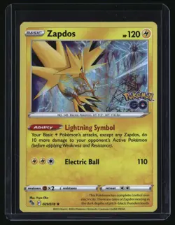 Pokemon GO #029/078 Zapdos Holo - Image 1