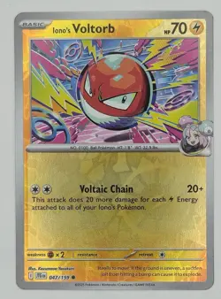 Iono's Voltorb 047/159 Reverse Holo Journey Together Pokemon TCG NM - Image 1