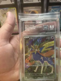 Pokemon Zacian Inferno X Japanese Art Rare 087/080 TAG 8.5 NM MT+ - Image 2