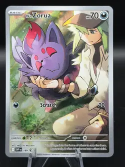 Pokemon 2025 Scarlet & Violet Promo N'S Zorua #SVP EN 189 - NM - Image 1