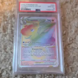 Pokemon Dragonite VSTAR Secret Rare Full Art Holo Pokemon GO 081/078 2022 PSA 10 - Image 1