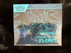 Pokemon Mega Evolution Phantom Flames Elite Trainer Box English 2024 Charizard - Image 1