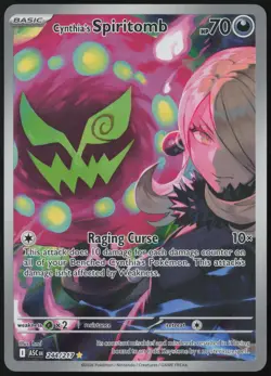 Cynthia's Spiritomb 244/217 Illustration Rare Ascended Heroes Pokemon Holo NM - Image 1