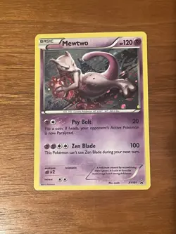 Mewtwo XY101 Black Star Promo Pokemon 2015 Holo DMG - Image 1