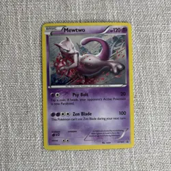 2016 Pokemon XY Black Star Promo Mewtwo XY101 Holo Rare NM - Image 1