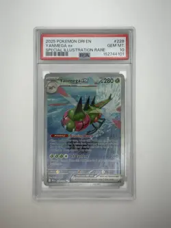 PSA 10 Pokemon Destined Rivals SIR Yanmega EX 228/182 GEM MINT - Image 1
