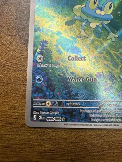 Pokemon TCG Froakie 088/086 ME04: Chaos Rising Rare Illustration Holo (NM) - Image 5