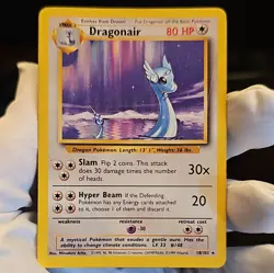 Pokemon TCG Dragonair 22/130 ☆ Rare Base Set Vintage LP - Image 2